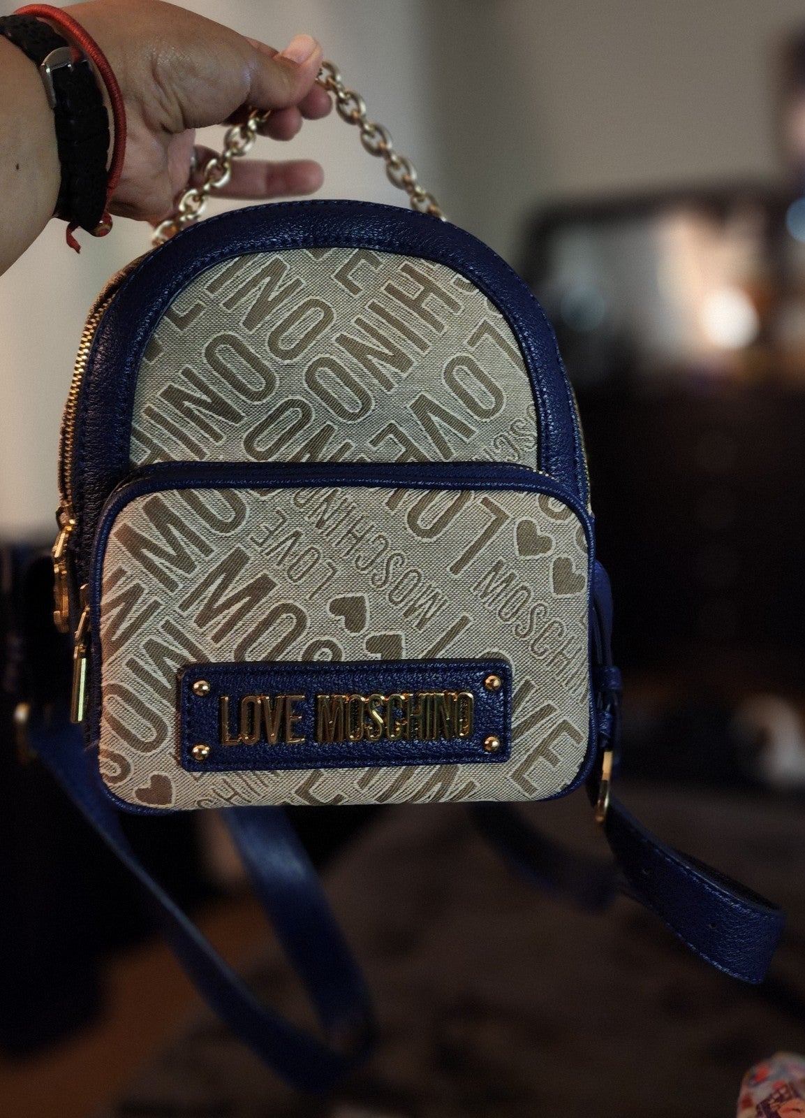 【関税込み】moschino Stampa' handbag Preowned M o s c h i n o shoulder bag , in perfect condition