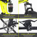 Outroad Folding Mountain Bike, 21 Speed Full Suspension High-Carbon Steel