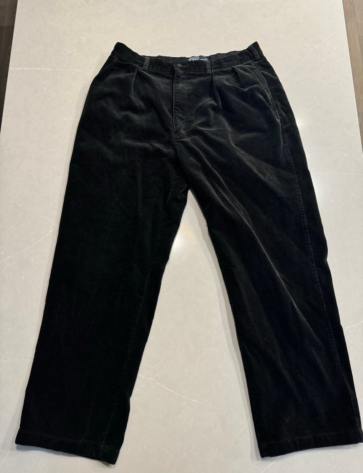 Polo Ralph Lauren Casual Corduroy Pants - Size 36 x 32 - Black