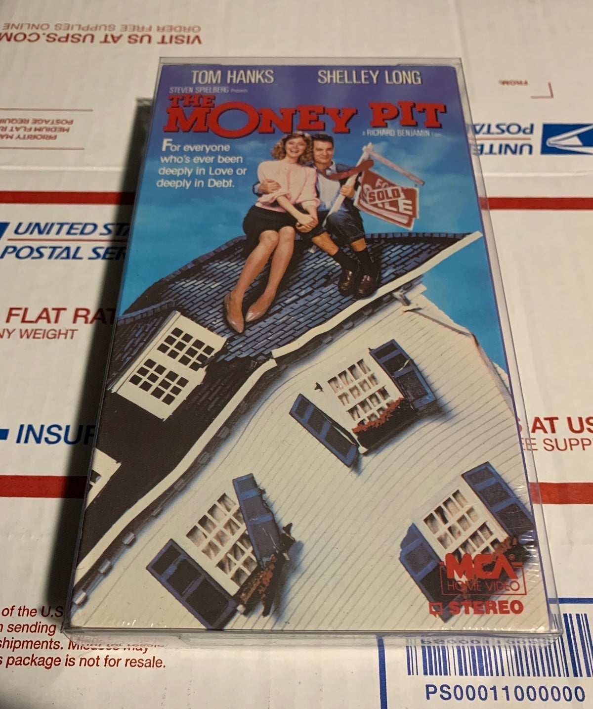 The Money Pit VHS 1986 MCA FIRST PRINT Tom Hanks New Sealed