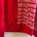 Scamerica Hoodie Zipper with Pockets Sz Large Red/White New