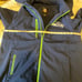 Seattle Seahawks NFL Men Large Thick Full Zip Pullover Jacket Coat Neon Blue