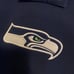 Seattle Seahawks NFL Men Large Thick Full Zip Pullover Jacket Coat Neon Blue