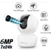 VIMTAG Dog Camera, 3.5K/6MP 360° Pan/Tilt 2.4G WiFi Indoor Camera for Pet/Baby/H
