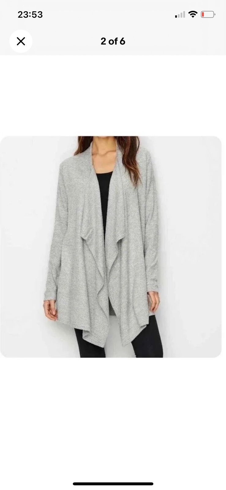 Barefoot Dreams Cozychic Lite Drape Front Calypso Wrap A269946 NWT 1X