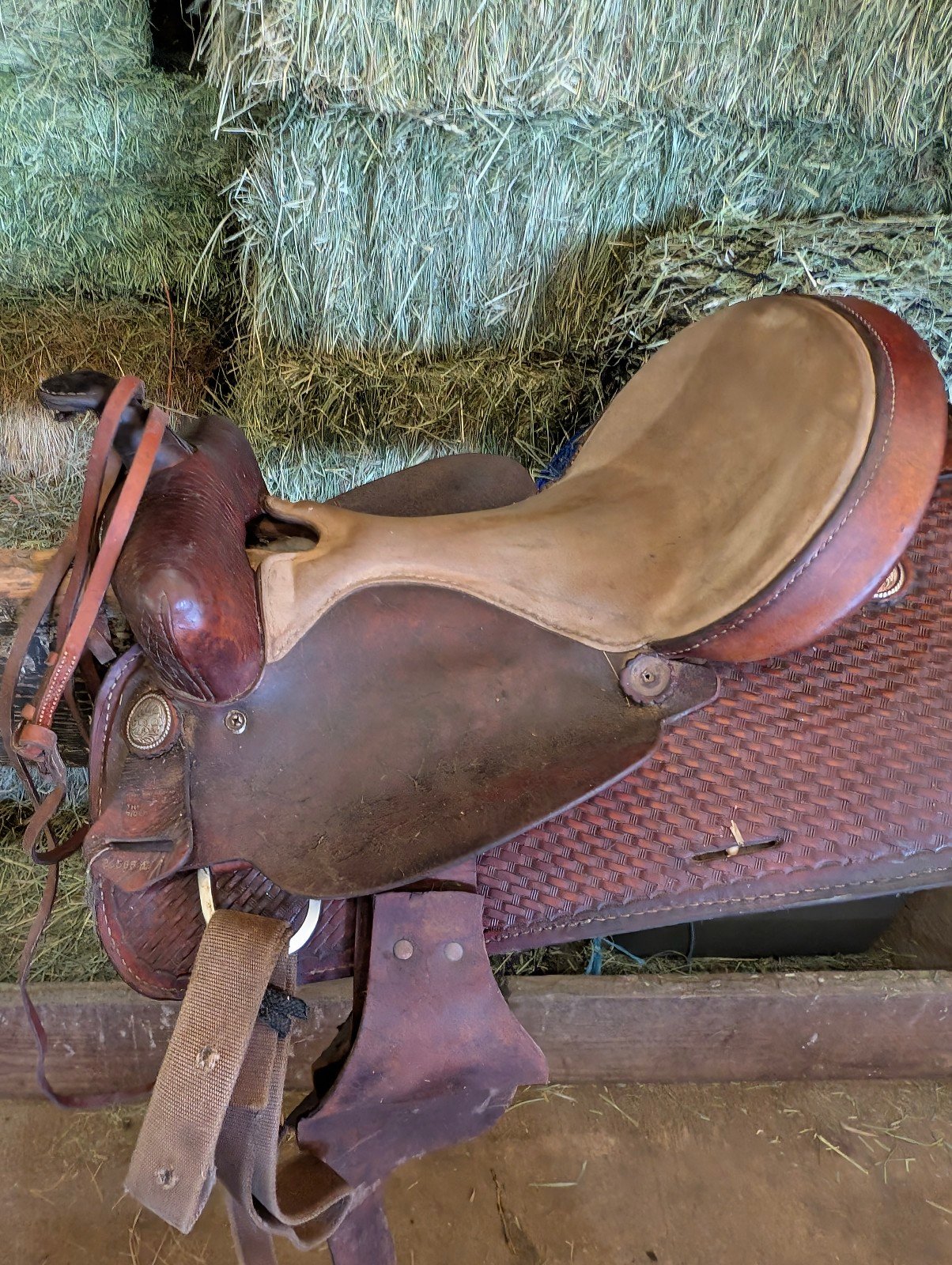 Older western saddle