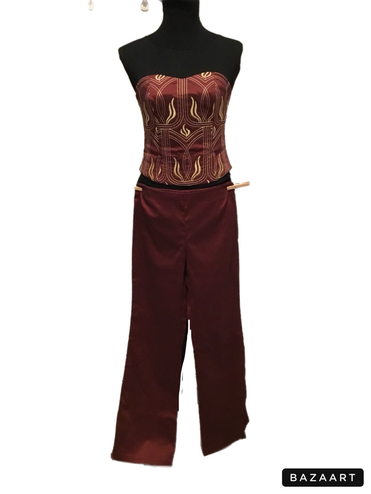 Corset and pants outfit