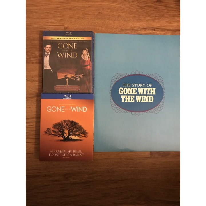 The Story of GONE WITH THE WIND by Bob Thomas - Souvenir Program And Bluray