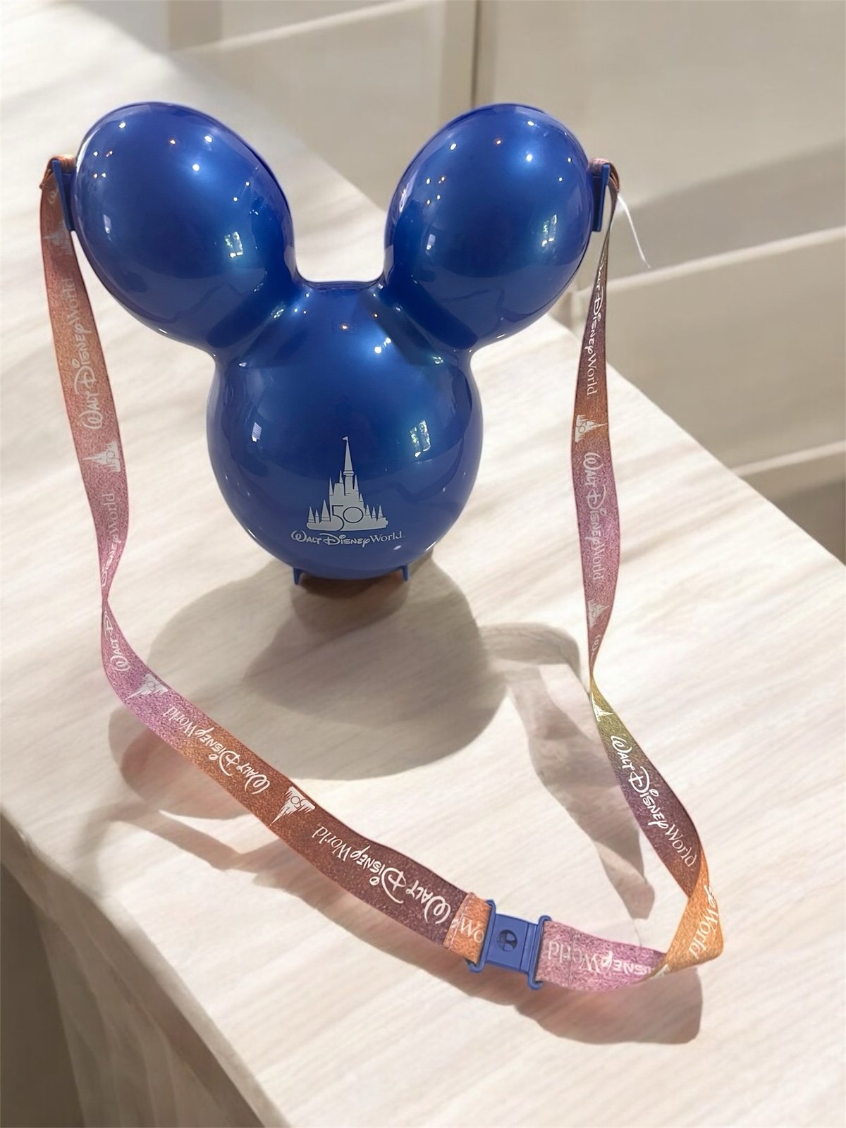 2021 Walt Disney World 50th Anniversary Blue Balloon Popcorn Bucket