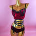 Velvet lingerie set