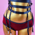 Velvet lingerie set