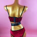 Velvet lingerie set