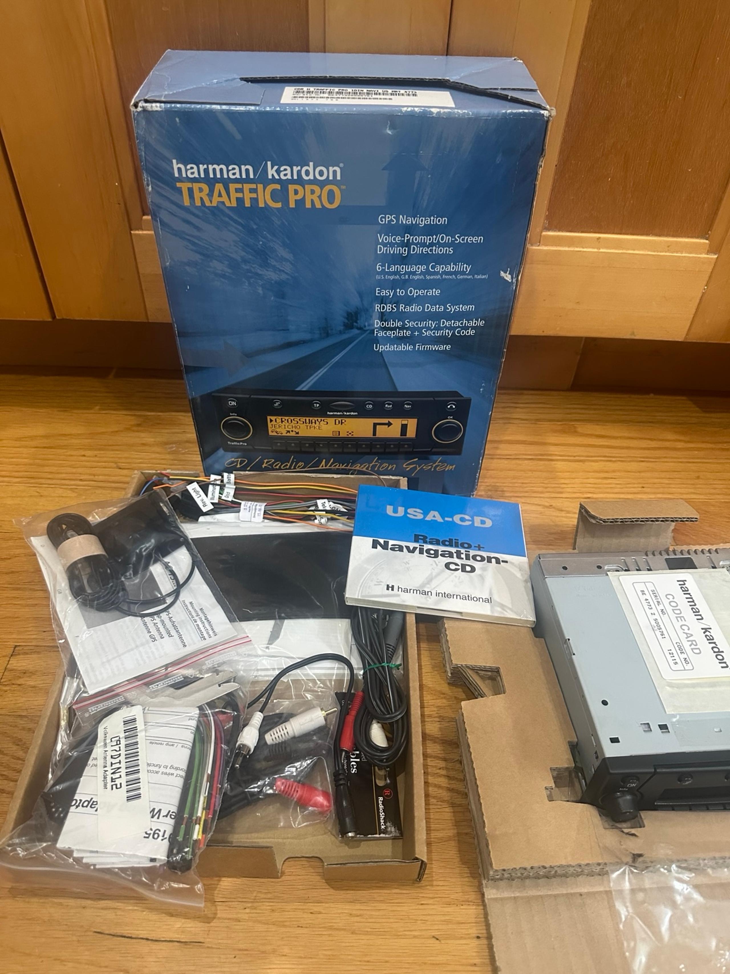 Porsche, BMW, Mercedes Harmon Kardon TrafficPro BE 7825 Car Nav Radio CD-Complet