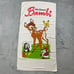 Vintage 90s Franco WALT DISNEYs BAMBI Graphic Bath Beach Towel THUMPER & FLOWER