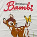 Vintage 90s Franco WALT DISNEYs BAMBI Graphic Bath Beach Towel THUMPER & FLOWER