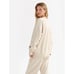 MATE the Label Organic Fleece Oversized Sweatshirt CREAM SZ XS/S NEW 128