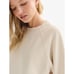 MATE the Label Organic Fleece Oversized Sweatshirt CREAM SZ XS/S NEW 128