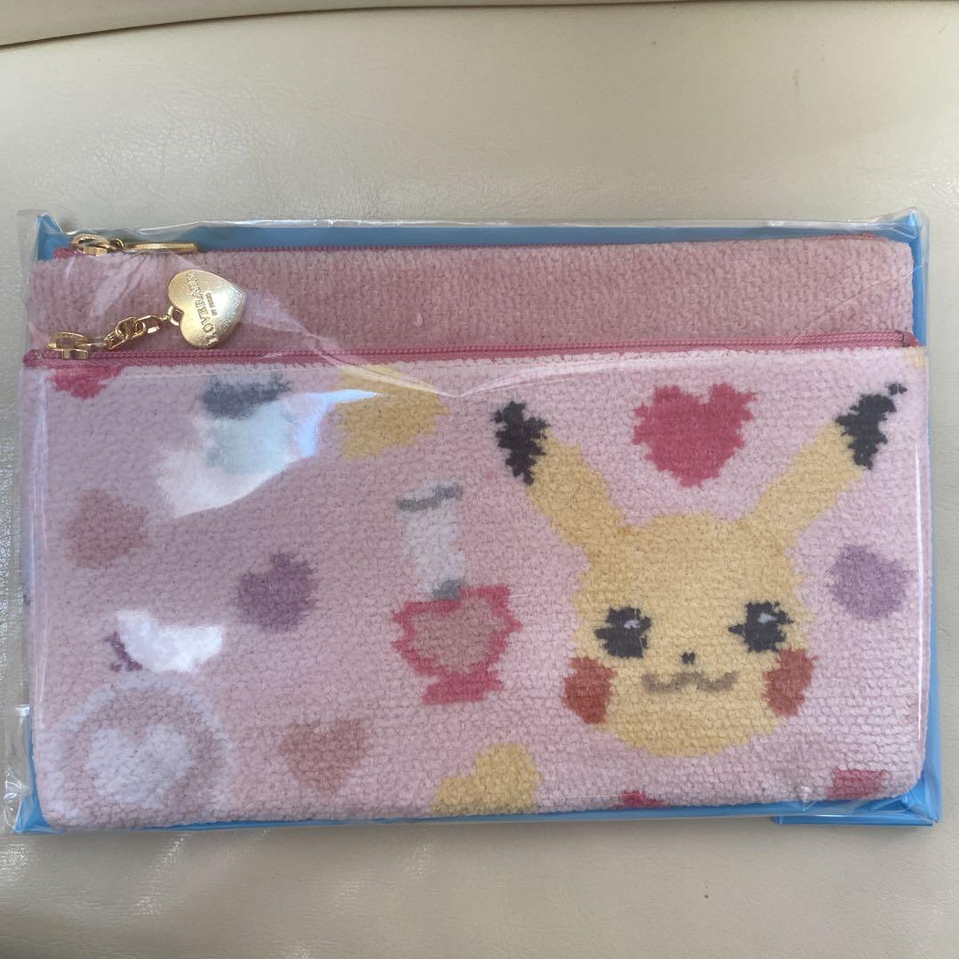 Brand New Unused Feiler Pokemon Flat Pouch Large