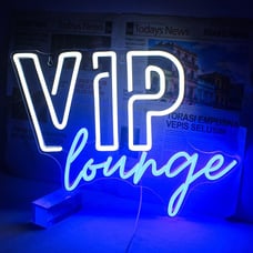 VIP Lounge Neon Signs for Wall Decor, VIP Neon Lights Signs for Room