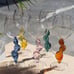 Set of 4 glass Cactus Wine Glass