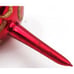 Christopher Radko RHAPSODY FINIAL Christmas Tree Topper red glass & gold 15.75 L