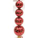 Christopher Radko RHAPSODY FINIAL Christmas Tree Topper red glass & gold 15.75 L