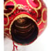 Christopher Radko RHAPSODY FINIAL Christmas Tree Topper red glass & gold 15.75 L