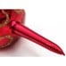 Christopher Radko RHAPSODY FINIAL Christmas Tree Topper red glass & gold 15.75 L