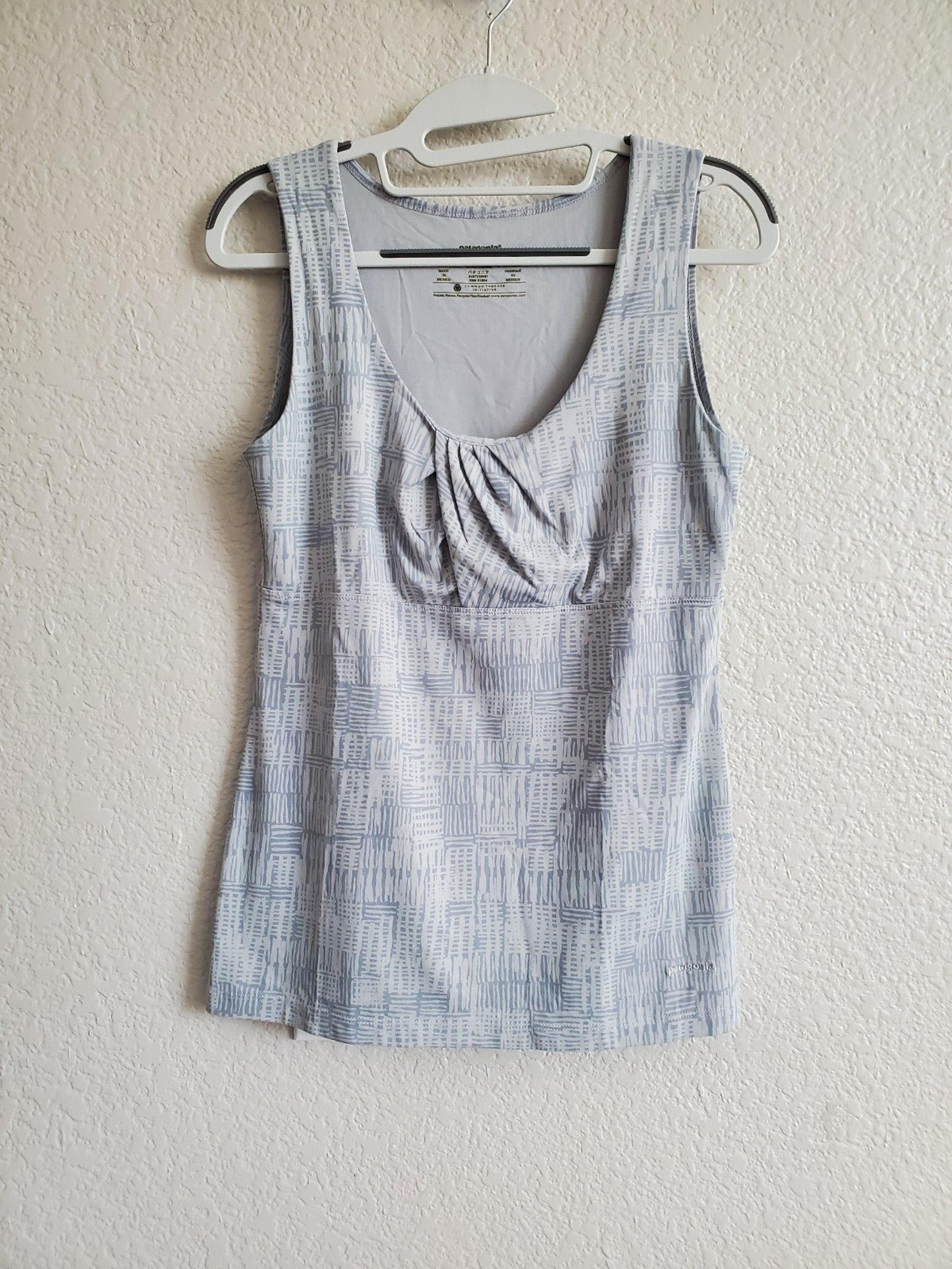 Patagonia Gray Sleeveless Athletic Tank Top Women's Size Medium