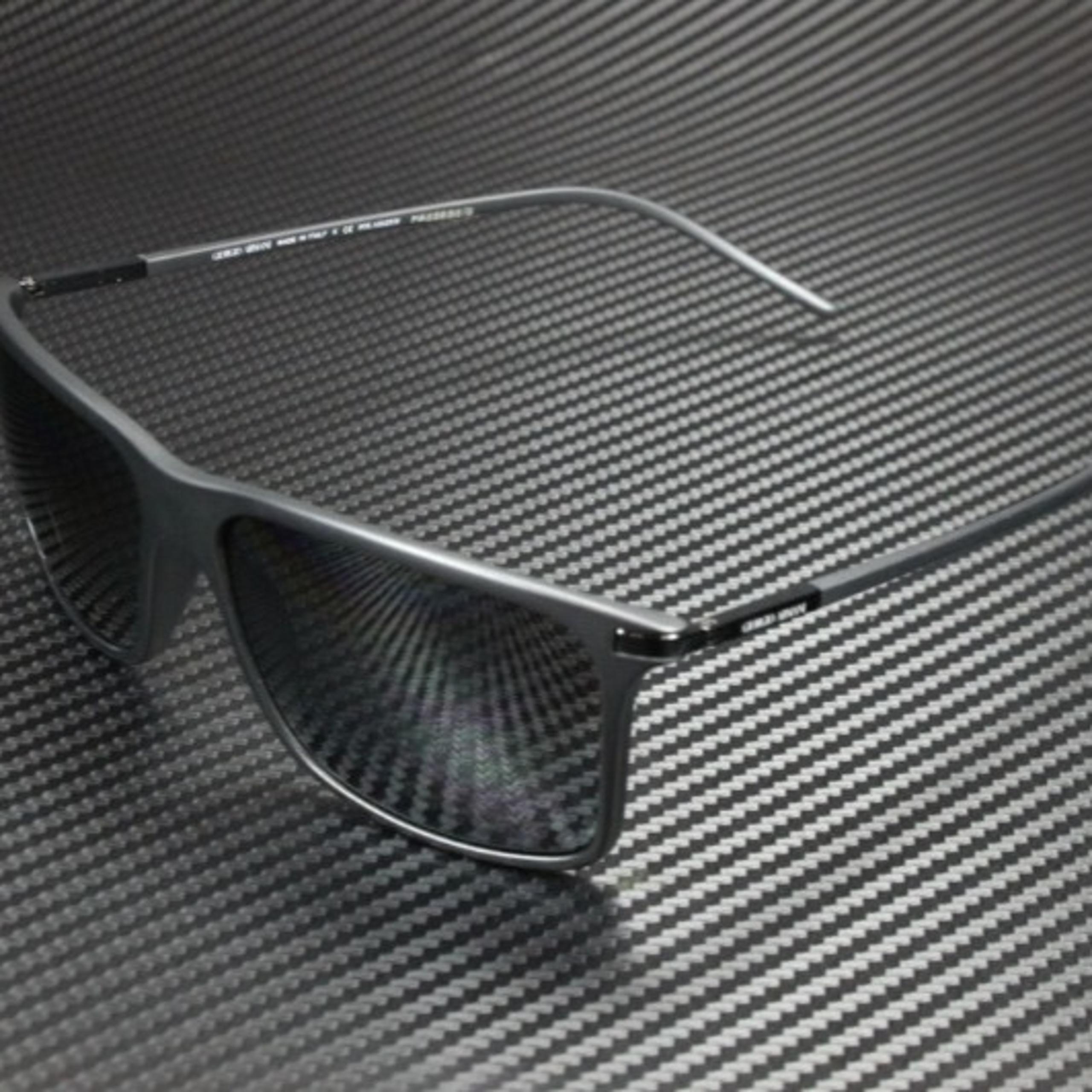 Giorgio Armani Men's Matte Black and Grey 57mm Sunglasses!