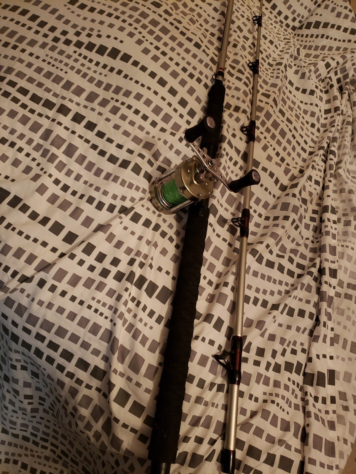 Lew's Laser xl 60/ B n M silver cat Magnum 8ft casting rod