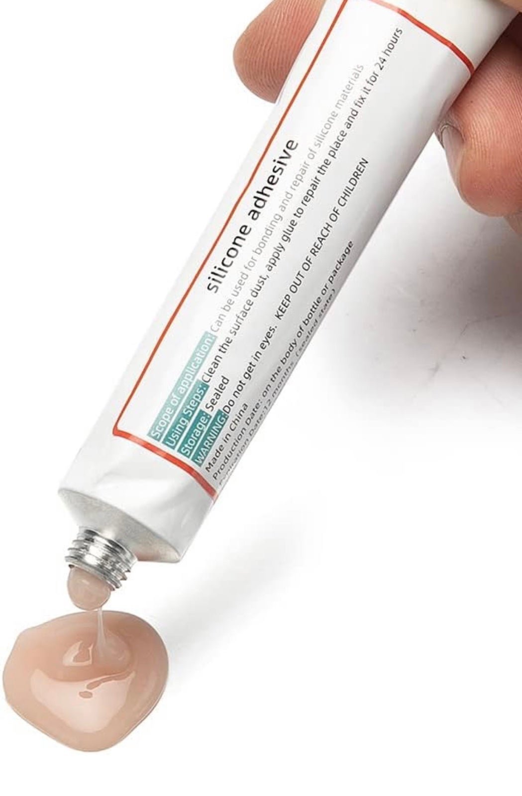 Silicone doll glue to fix rips under arms or anywhere on them