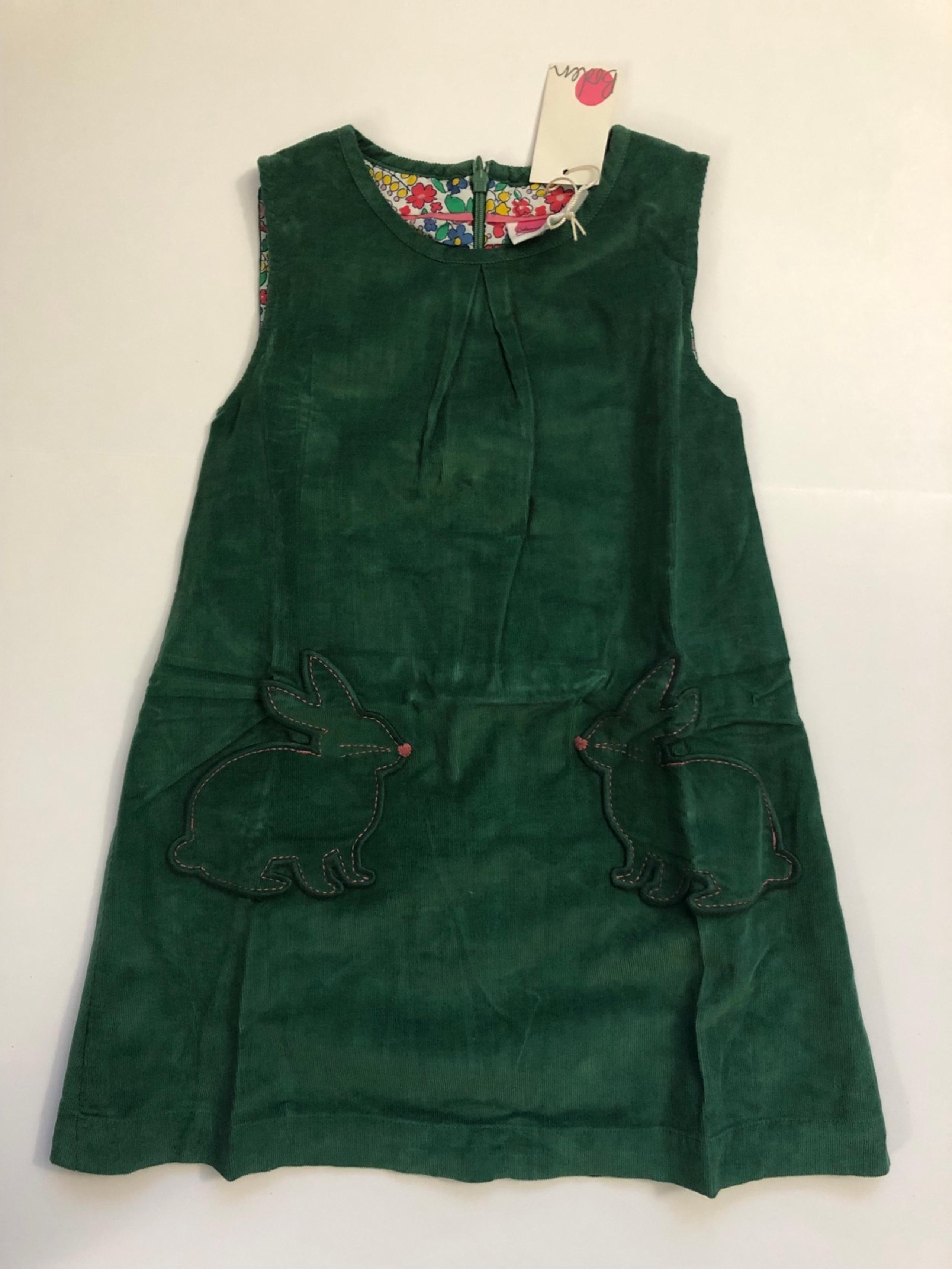 NWT Mini Boden Cord Pinafore Dress 5-6Y