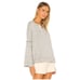 Free People Beach Size XS Sleep To Dream Knit Top In Alabaster Gray