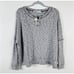 Free People Beach Size XS Sleep To Dream Knit Top In Alabaster Gray