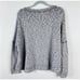 Free People Beach Size XS Sleep To Dream Knit Top In Alabaster Gray