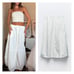 NWT Zara nylon balloon midi skirt