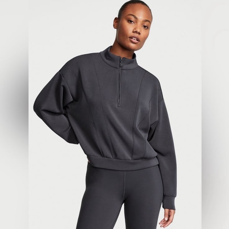 Victoria Secret Featherweight Knit Half-Zip Pullover