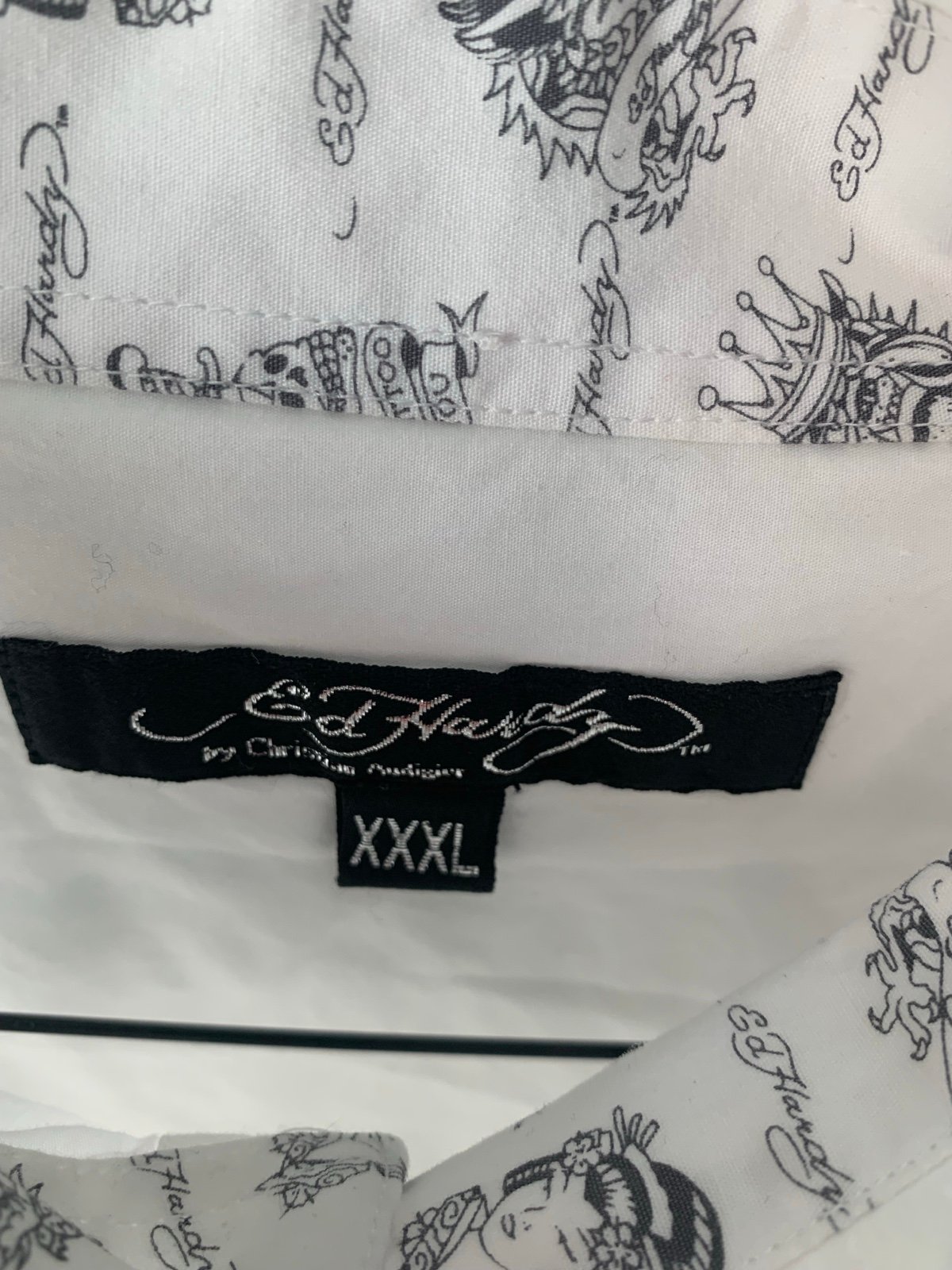 Mens Ed Hardy button up shirt.