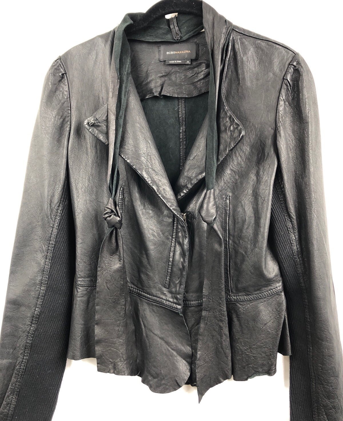 BCBGMAXAZRIA Genuine Leather Coats & Jackets | Mercari