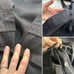 Vintage London Fog Single Breasted Trench Coat in size 6 Black US Made