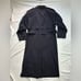 Vintage London Fog Single Breasted Trench Coat in size 6 Black US Made