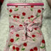 Juicy Couture Pink Bow Cherry throw blanket