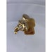 Bottle Cap Wrap Around Gold Tone Cuff links Oval Modernist Mid Century Vintage