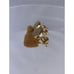 Bottle Cap Wrap Around Gold Tone Cuff links Oval Modernist Mid Century Vintage