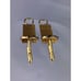 Bottle Cap Wrap Around Gold Tone Cuff links Oval Modernist Mid Century Vintage