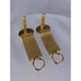 Bottle Cap Wrap Around Gold Tone Cuff links Oval Modernist Mid Century Vintage