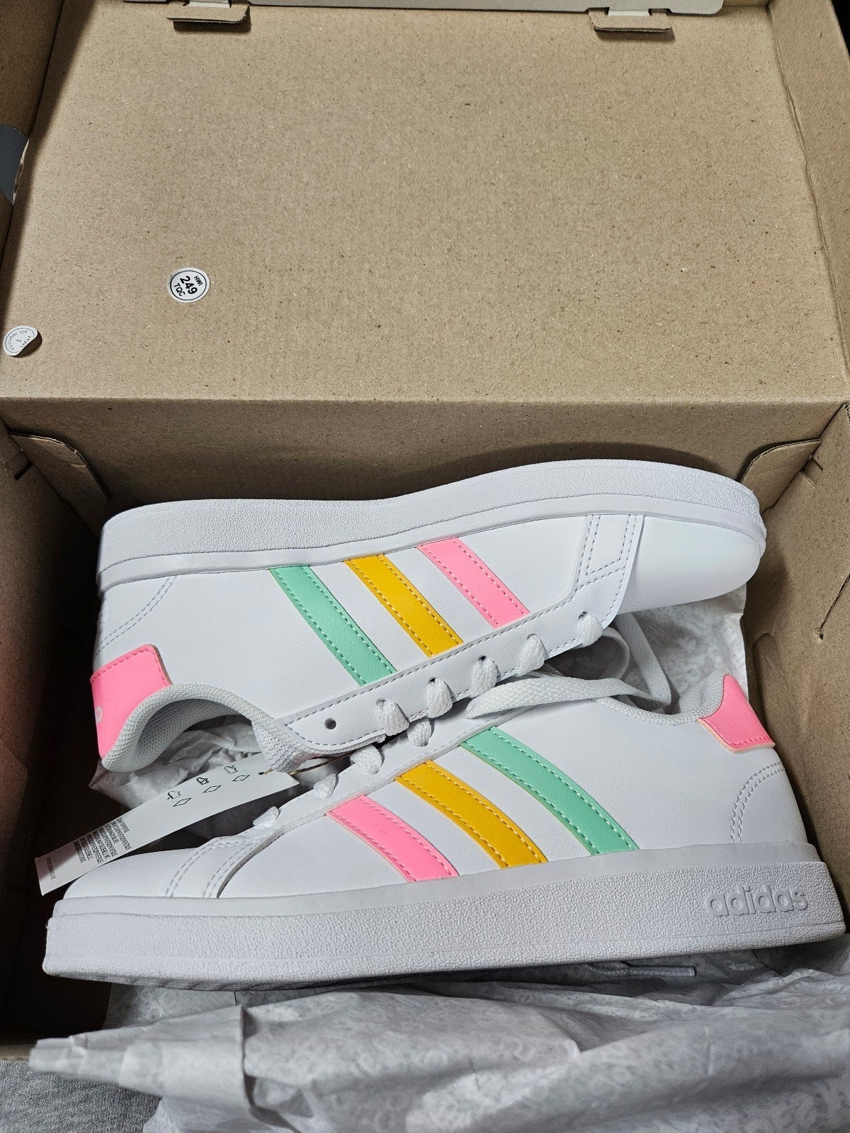 Adidas Grand Court 2.0 Big Kid Shoes Size 7