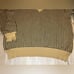 COMO SPORT Golf Mens Large V Neck Merino Wool Pullover Sweater Made in Italy L