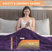 Heated Blanket Queen Size, Dual Control Electric Throw Blanket with 10 Heating L